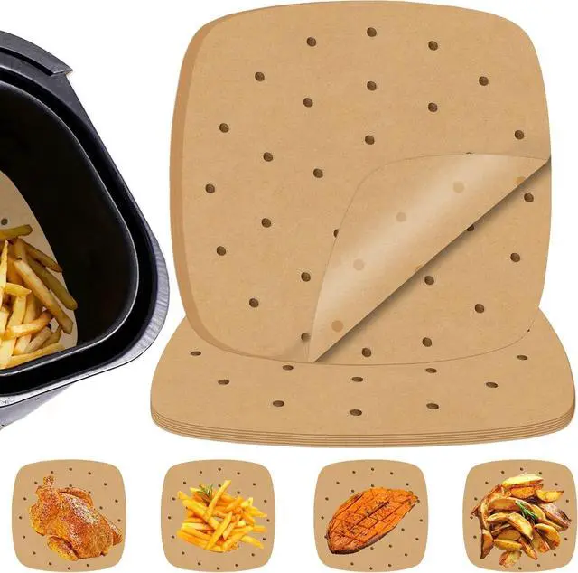 Main image of Air Fryer Parchment Paper Liners, 9 Inch 100 Pcs