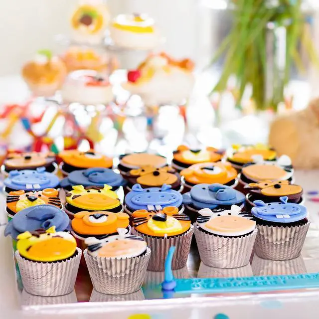Alt view image 7 of 7 - Chengu 300 Pieces Woodland Cupcake Liners Paper Baking Cups(Woodgrain)