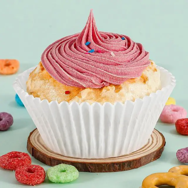 Alt view image 2 of 7 - Caperci 300pcs Standard White Cupcake Liners for Baking - Odorless Greaseproof Paper Muffin Baking Cups for Wedding Birthday Party Baby Shower Festivals (White)