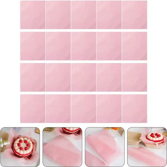 Alt view image 3 of 7 - 50sheets Food Wrapping Wax Paper Packing Paper with Stripe Design for Sandwiches Cookies Fried Foods and More for Microwavable Oven Use