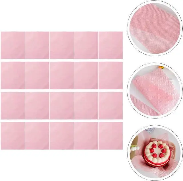 Alt view image 6 of 7 - 50sheets Food Wrapping Wax Paper Packing Paper with Stripe Design for Sandwiches Cookies Fried Foods and More for Microwavable Oven Use