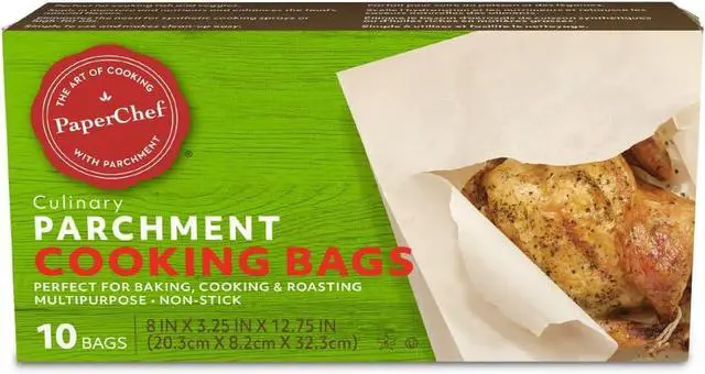 Main image of PaperChef Parchment Cooking Bags Nonstick Roasting Steaming 10 ct