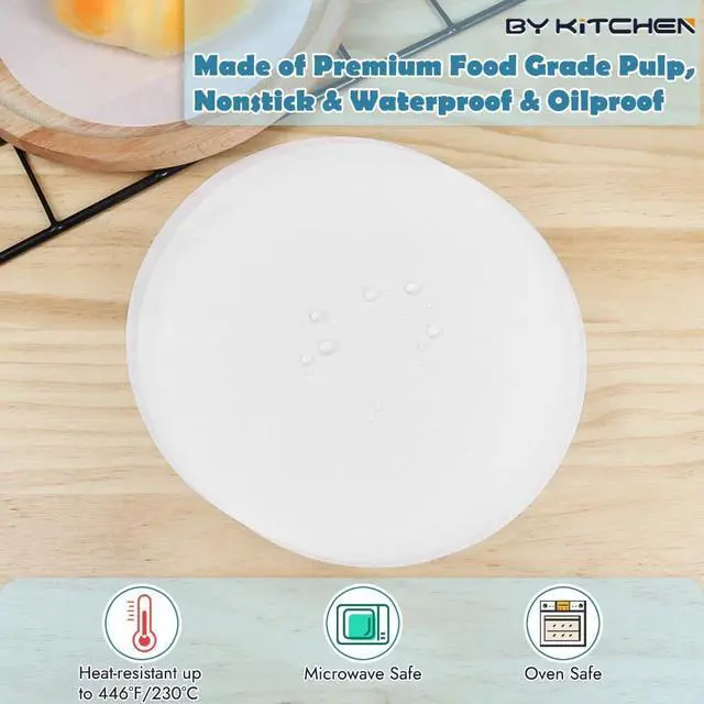 Alt view image 3 of 7 - BYKITCHEN 220pcs 10 Inch Round Parchment Paper for Cake Pan, Tortilla Press