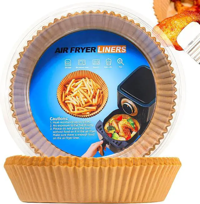 Main image of Air Fryer Liners Disposable,6.5inch 100PCS Round Parchment Paper For Baking