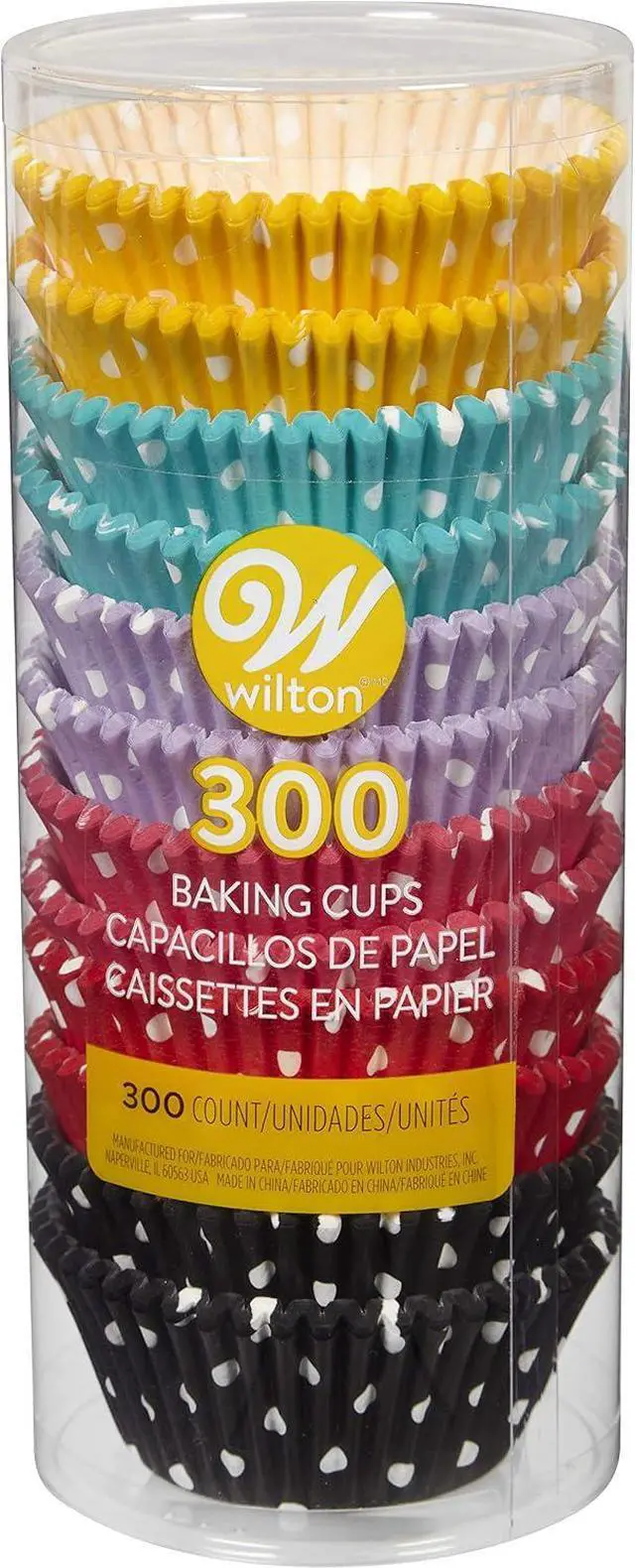 Alt view image 2 of 6 - Wilton Polka Dot Standard Baking Cups, Cupcake Liner, 300-Count