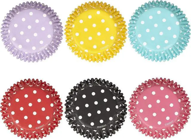 Alt view image 3 of 6 - Wilton Polka Dot Standard Baking Cups, Cupcake Liner, 300-Count