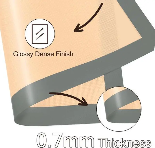 Alt view image 4 of 7 - Koolstuffs Silicone Baking Mat, Nonstick and Reusable, 3 Pack
