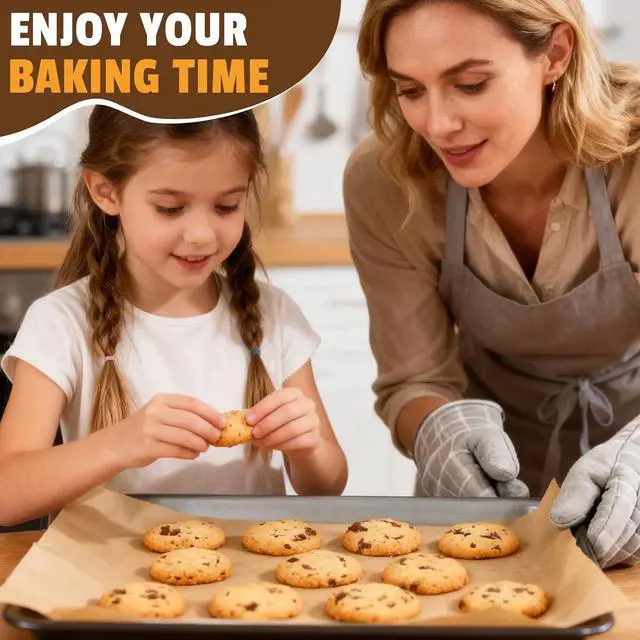 Alt view image 7 of 7 - CAREGY 240Pcs Unbleached Parchment Paper Sheets, 12 x 16 Inch