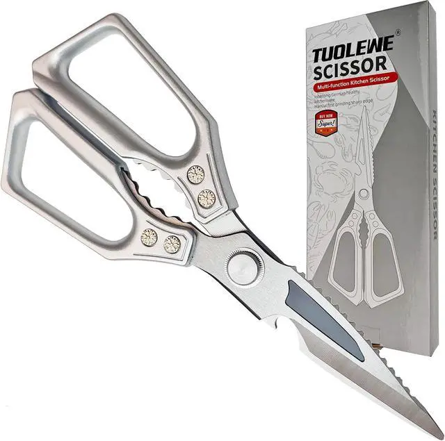 Alt view image 6 of 7 - Heavy Duty Kitchen Scissors - 3.0mm Thickened Blades