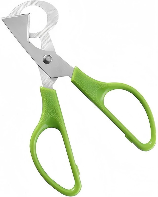Alt view image 5 of 5 - LIUSM Green Quail Egg Cutter Scissors Kitchen Shears Tool-2 Pcs