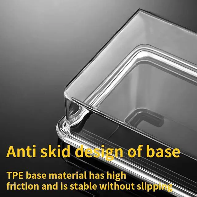 Alt view image 6 of 7 - 4 Pieces Clear Seasoning Box - Cruet with Cover and Spoon,Seasoning Rack Spice Pots for Sugar, Salt, Pepper and Other Spices