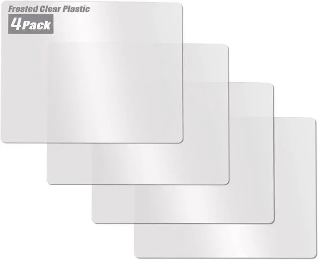 Main image of Fotouzy Flexible Plastic Cutting Boards for Kitchen, 4 Frosted Clear Cutting Mats 15 x 12 In, BPA-Free, Non-Porous, and Dishwasher Safe, Set of 4