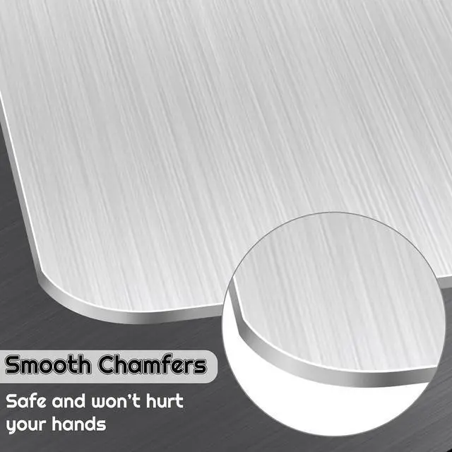 Alt view image 5 of 7 - Stainless Steel Cutting Boards for Kitchen, Non-Stick Chopping Board