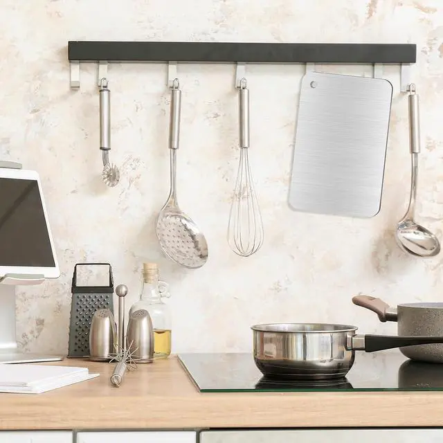 Alt view image 7 of 7 - Stainless Steel Cutting Boards for Kitchen, Non-Stick Chopping Board