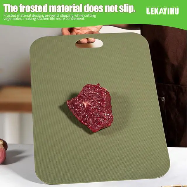 Alt view image 3 of 7 - Plastic Cutting Boards for kitchen,Flexible Cutting Mats with 1 Pcs Knife