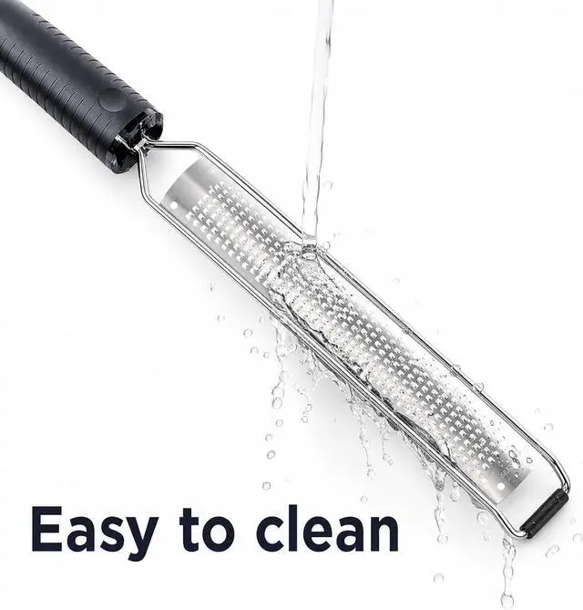 Alt view image 6 of 7 - Lemon Zester, Cheese Grater for Parmesan,Ginger, Garlic, Nutmeg, Chocolate,15 inch