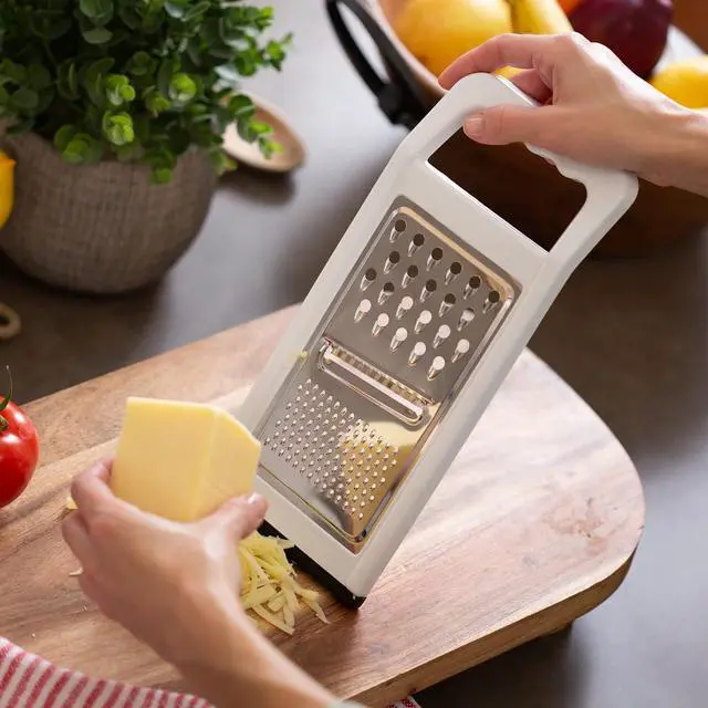 Alt view image 3 of 4 - Chef Craft Select Stainless Steel Grater, 5 x 11 inch 1 piece, White