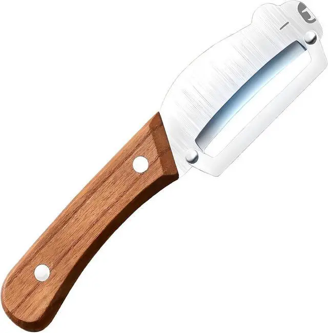 Main image of Vegetable Peeler Wood Handle Stainless Blade for Fruit Potato Apple