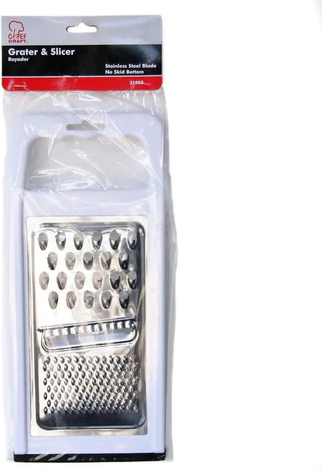 Alt view image 2 of 4 - Chef Craft Select Stainless Steel Grater, 5 x 11 inch 1 piece, White