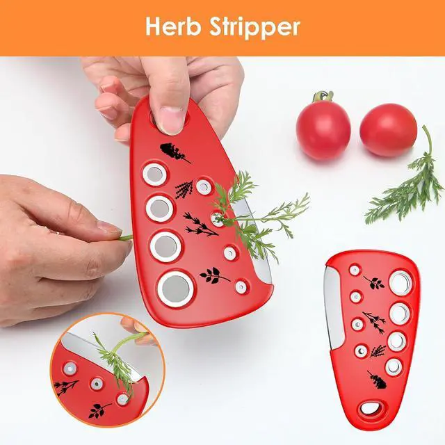 Alt view image 7 of 7 - Pisol Kitchen Unique Gadgets Set 6 Pieces, Space Saving, Cheese Grater, Bottle Opener, Fruit Vegetable Peeler, Pizza Cutter, Garlic Ginger Grinder, Herb Stripper Gift Set