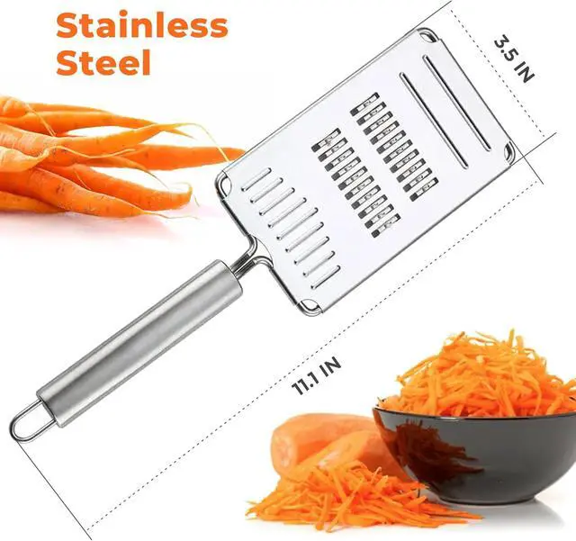 Alt view image 2 of 6 - Korean Carrot Grater - Russian Salad Carrot Cutter Tool Shredder Chopper