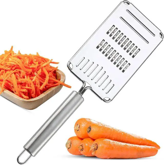 Alt view image 6 of 6 - Korean Carrot Grater - Russian Salad Carrot Cutter Tool Shredder Chopper