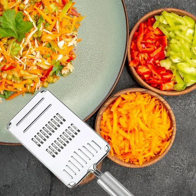 Alt view image 4 of 6 - Korean Carrot Grater - Russian Salad Carrot Cutter Tool Shredder Chopper