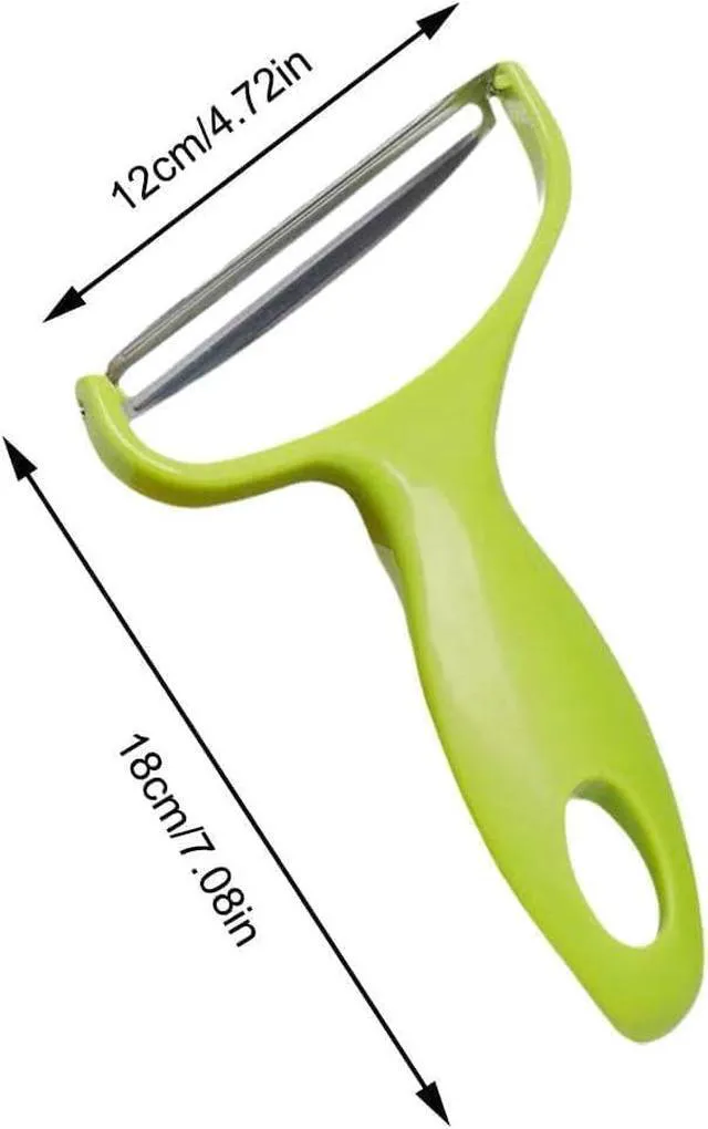 Alt view image 2 of 7 - Green Cabbage Shredder, Stainless Steel Fruit Vegetable Potato Peeler Cabbage Graters Kitchen Must Have for Home Restaurants, Graters, Peelers and Slicers(18 * 12cm)