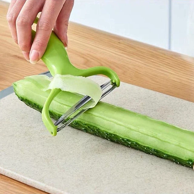 Alt view image 5 of 7 - Green Cabbage Shredder, Stainless Steel Fruit Vegetable Potato Peeler Cabbage Graters Kitchen Must Have for Home Restaurants, Graters, Peelers and Slicers(18 * 12cm)