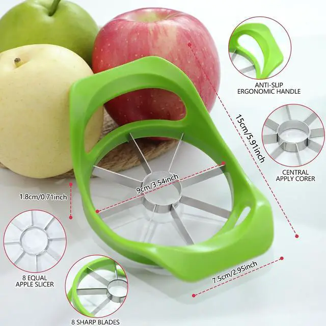 Alt view image 4 of 7 - Apple Peeler Corer Slicer All in One