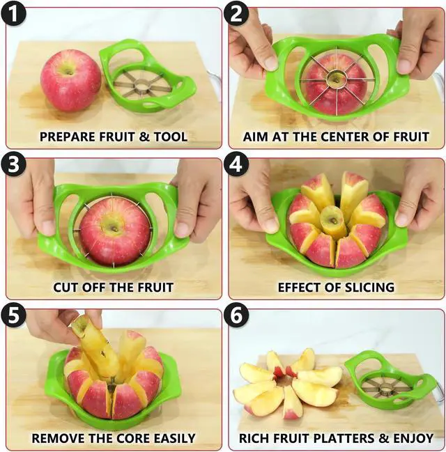 Alt view image 6 of 7 - Apple Peeler Corer Slicer All in One