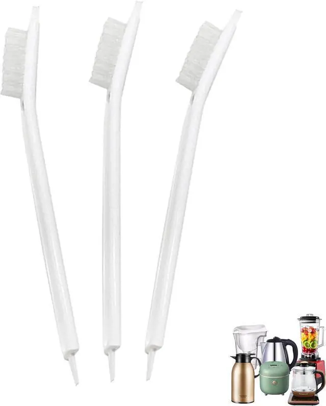 Main image of 3 PCS Fruit Juicer Machine Clean Brush, Soy Milk Maker Clean Brush, Crevice Cleaning Tool Set for Toaster Sink Tile Grout Grater Seafood, Small Cleaning Supplies Gadgets for Kitchen Appliances