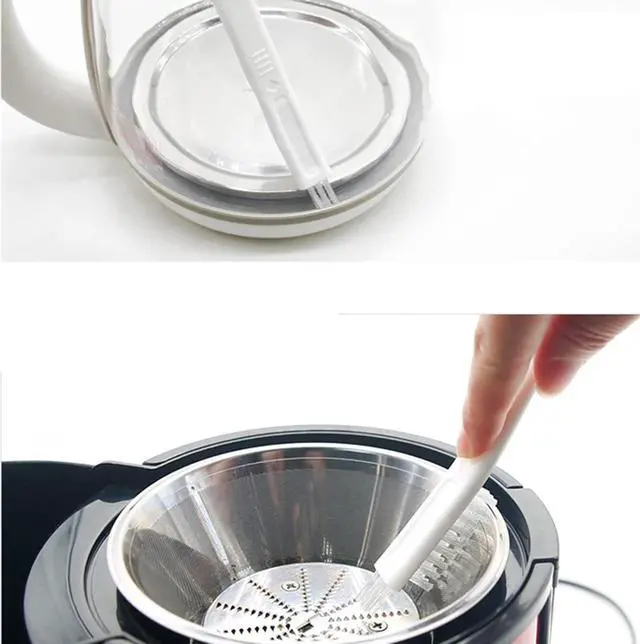 Alt view image 2 of 6 - 3 PCS Fruit Juicer Machine Clean Brush, Soy Milk Maker Clean Brush, Crevice Cleaning Tool Set for Toaster Sink Tile Grout Grater Seafood, Small Cleaning Supplies Gadgets for Kitchen Appliances