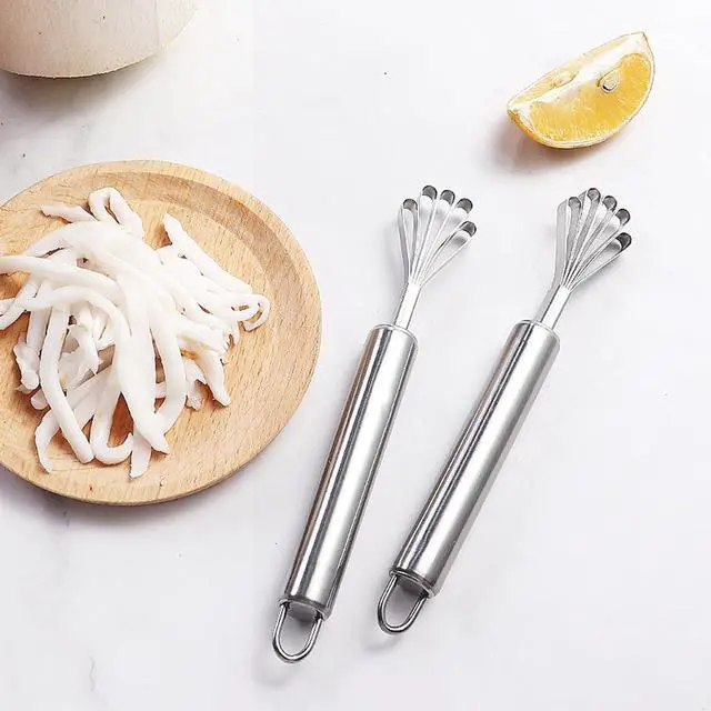 Alt view image 2 of 6 - 3PCS Coconut Scraper, Melon Scraper Filipino, Fish Scaler Remover
