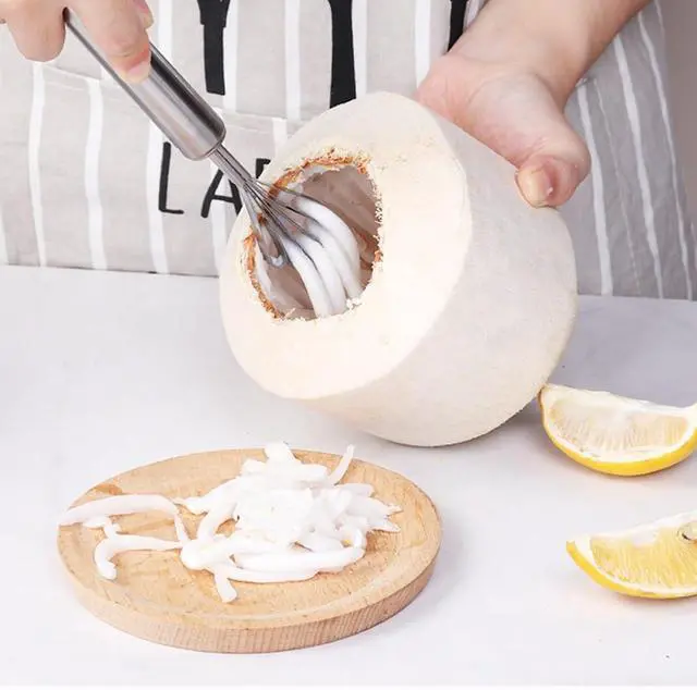 Alt view image 4 of 6 - 3PCS Coconut Scraper, Melon Scraper Filipino, Fish Scaler Remover