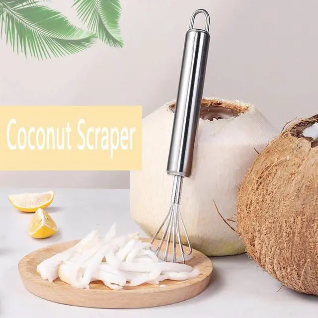 Alt view image 5 of 6 - 3PCS Coconut Scraper, Melon Scraper Filipino, Fish Scaler Remover