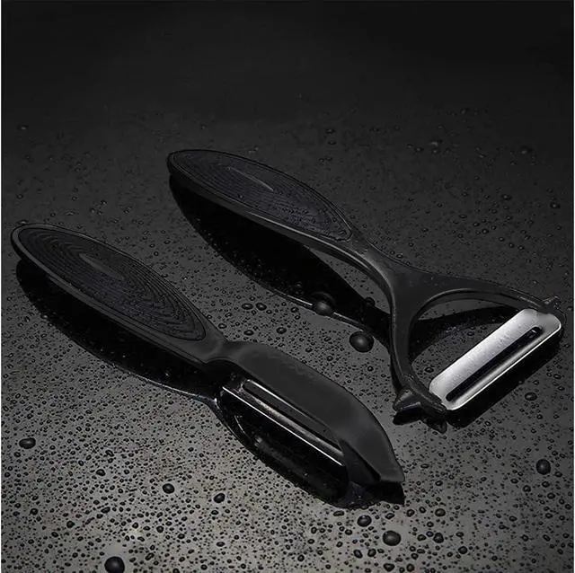 Alt view image 7 of 7 - Premium Vegetable Peeler Set Ultra Sharp Stainless Steel Blades with Non-Slip Ergonomic Handles for Easy Potato, Fruit & Veggie Peeling (2PCS)