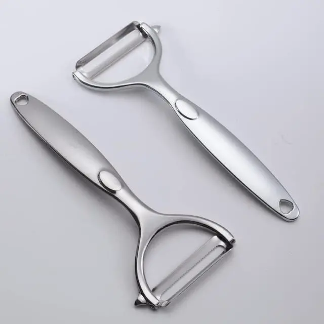 Alt view image 3 of 7 - AMOUY Premium Peeler Set - Vegetable,Apple Peelers for Kitchen, Fruit, Carrot, Veggie,Potatoes Peeler,Y-Shaped Stainless Steel Peelers,with Ergonomic Non-Slip Handle & Sharp Blade,Good Sturdy (2PCS)