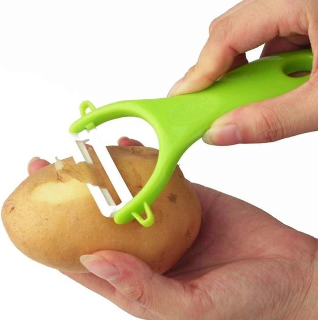 Alt view image 5 of 7 - COLIBROX Peelers Grate and Julienne - Fruit and Vegetable Peeler Set Quickly Peels Apple, Potato, Corn, Ginger, Citrus, Avocado, Mango and More