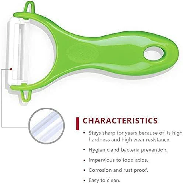 Alt view image 7 of 7 - COLIBROX Peelers Grate and Julienne - Fruit and Vegetable Peeler Set Quickly Peels Apple, Potato, Corn, Ginger, Citrus, Avocado, Mango and More
