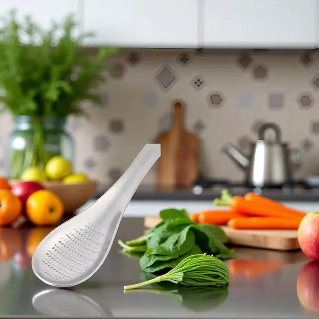 Alt view image 6 of 7 - Stainless Steel Kitchen Practical Spoon Shape Fruit Mixer Ginger Grater Wasabi Garlic Grinding Tools Cheese Grater