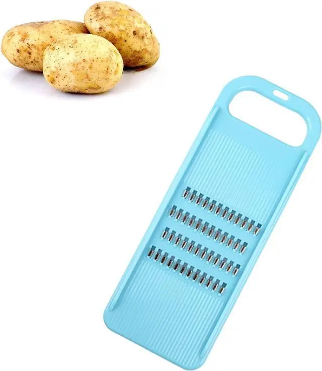 Main image of Vegetable Slicer and Chopper, Stainless Steel Mandoline Food Slicer for Kitchen, Handheld Carrot/Cucumber Grater Slicer Shredder Tool Julienne Slicer with Hanging Hole for Cabbage, Onion