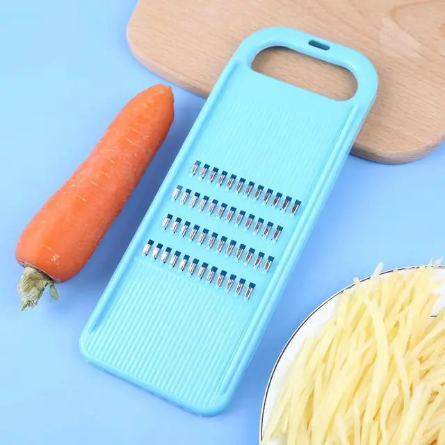 Alt view image 5 of 7 - Vegetable Slicer and Chopper, Stainless Steel Mandoline Food Slicer for Kitchen, Handheld Carrot/Cucumber Grater Slicer Shredder Tool Julienne Slicer with Hanging Hole for Cabbage, Onion