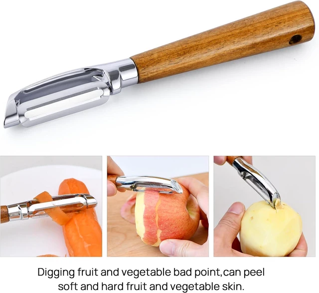 Alt view image 2 of 7 - Left Handed Peeler, Kitchen Peeler For Vegetable, Fruit, Potato, Carrot