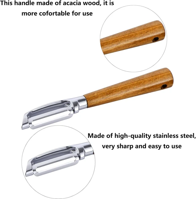 Alt view image 3 of 7 - Left Handed Peeler, Kitchen Peeler For Vegetable, Fruit, Potato, Carrot