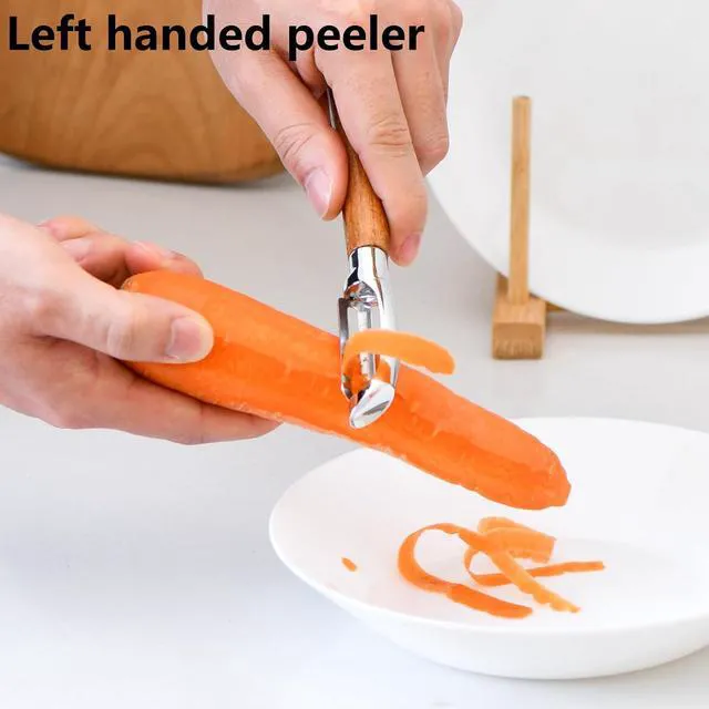 Alt view image 6 of 7 - Left Handed Peeler, Kitchen Peeler For Vegetable, Fruit, Potato, Carrot