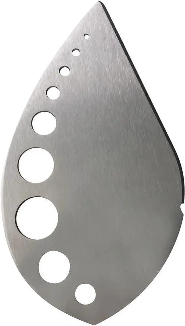Alt view image 6 of 7 - Herb Stripper Stainless Steel Kitchen Herb Leaf Stripping Tool Kitchen Gadgets for Kale, Chard, Collard Greens, Thyme, Basil, Cilantro Tool (9 holes)