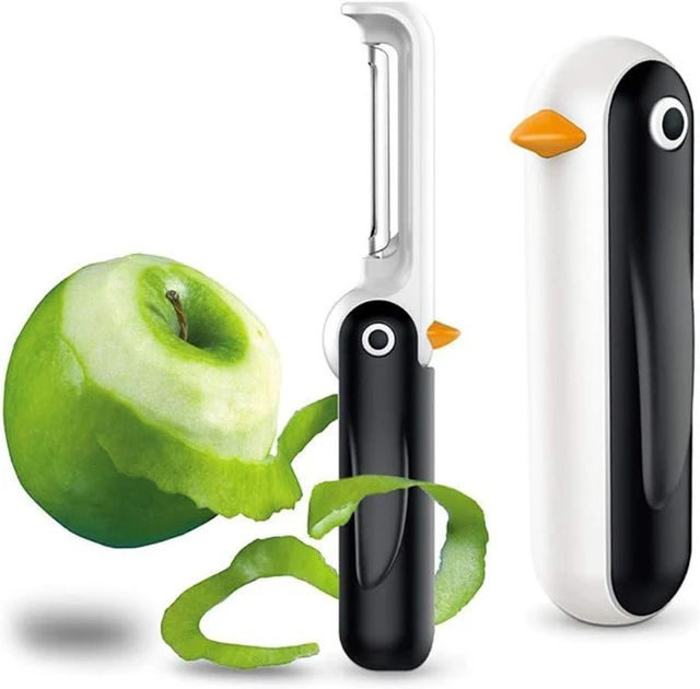 Main image of Potato Carrot Peeler Foldable Penguin Shaped Fruit Vegetable Peelers for Kitchen