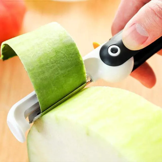 Alt view image 3 of 6 - Potato Carrot Peeler Foldable Penguin Shaped Fruit Vegetable Peelers for Kitchen