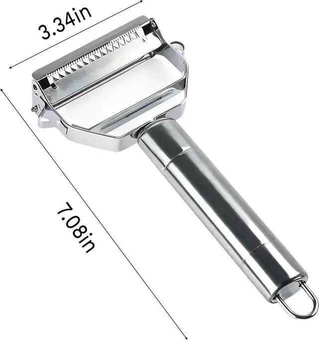 Alt view image 2 of 7 - Potato Vegetable Cabbage Peeler for Kitchen Stainless Steel Fruit Shredder